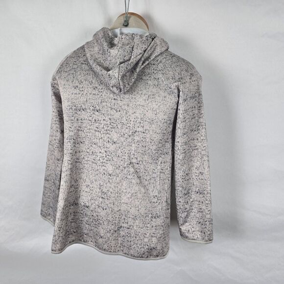 Suvimuga Hoodie Adult S Gray Check Graphic Deer Print 1/3 Snap Drawstrings NWT - Picture 14 of 15
